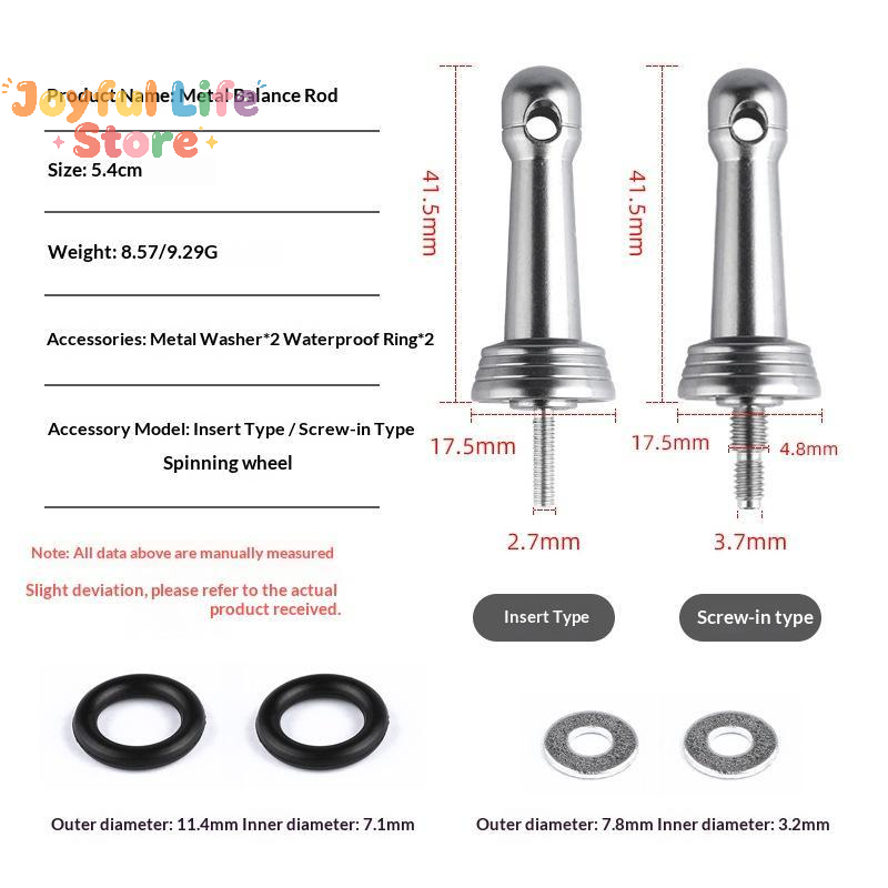 Fishing Line Spooler - Batang Penyeimbang Roda Pancing Universal Aluminium,