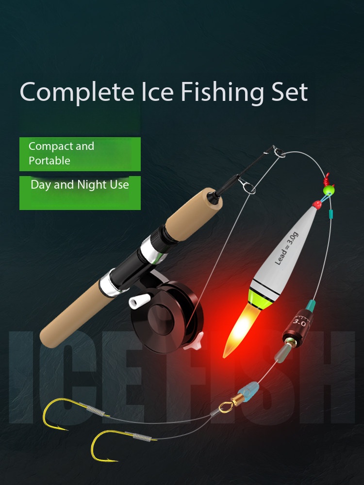 Ice Fishing Line - Joran Pancing Es Baru Ultra Pendek