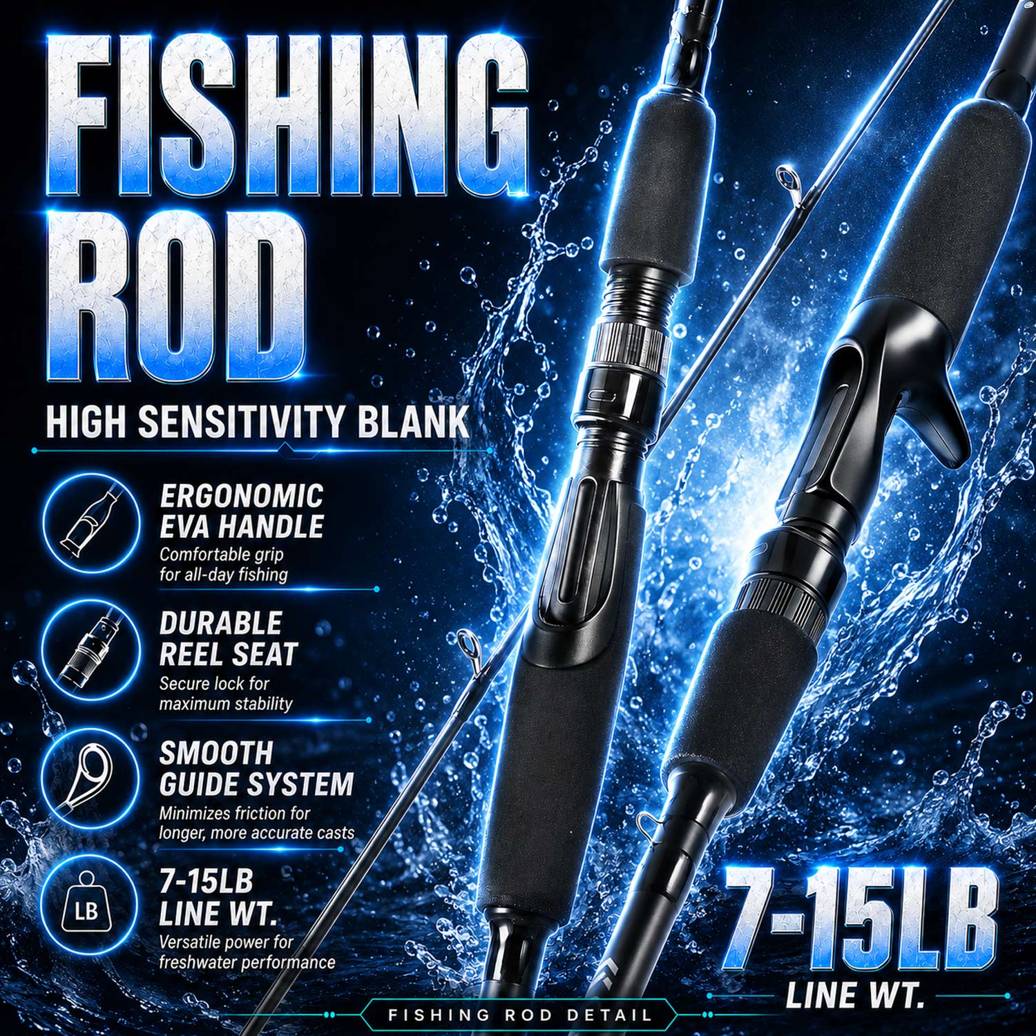 Freshwater Line - Sougayilang Joran Pancing 1.8m Komposit Fiberglass