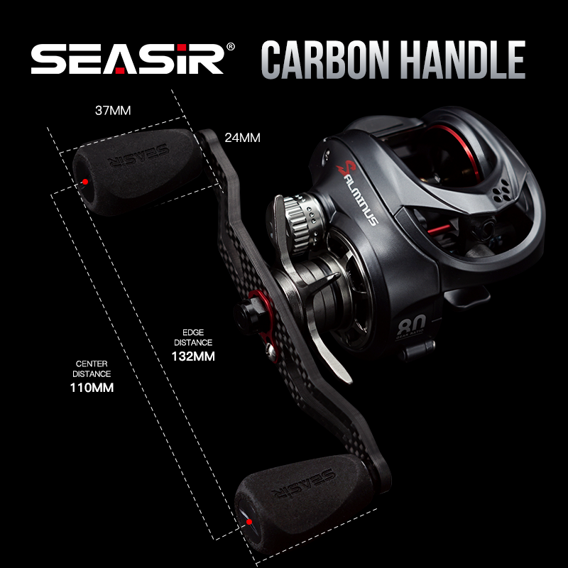 Abu Garcia Reel Max - Seasir Salminus Baitcasting Reel Logam Bingkai
