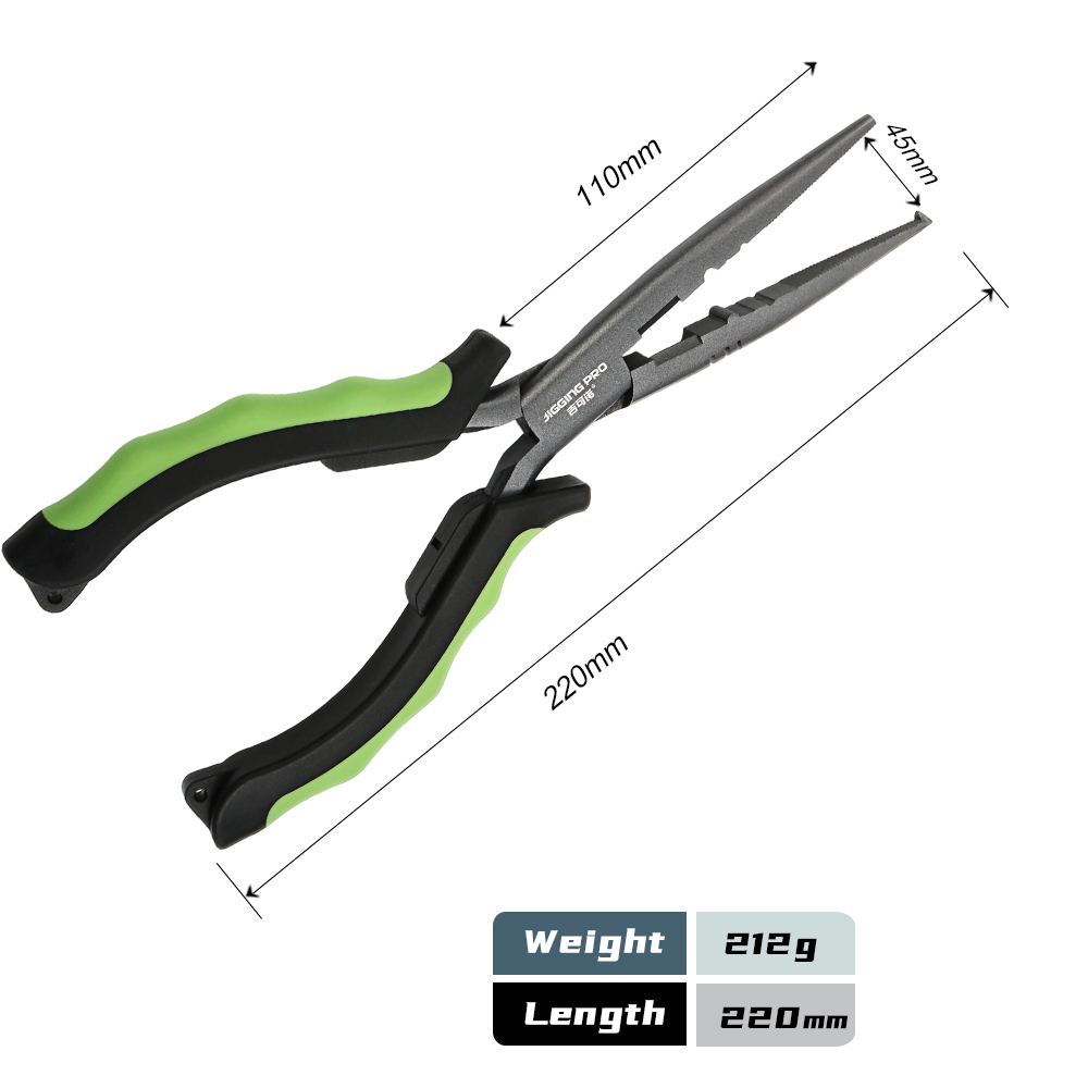 JIGGINGPRO Tang Pancing Hidung - Freshwater Line ulasan dan harga