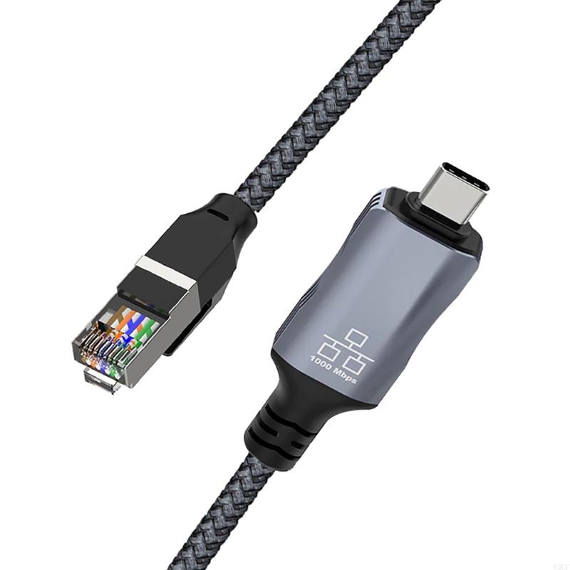 Kabel Jaringan USB C Ke RJ45 K - Braided Line ulasan dan harga