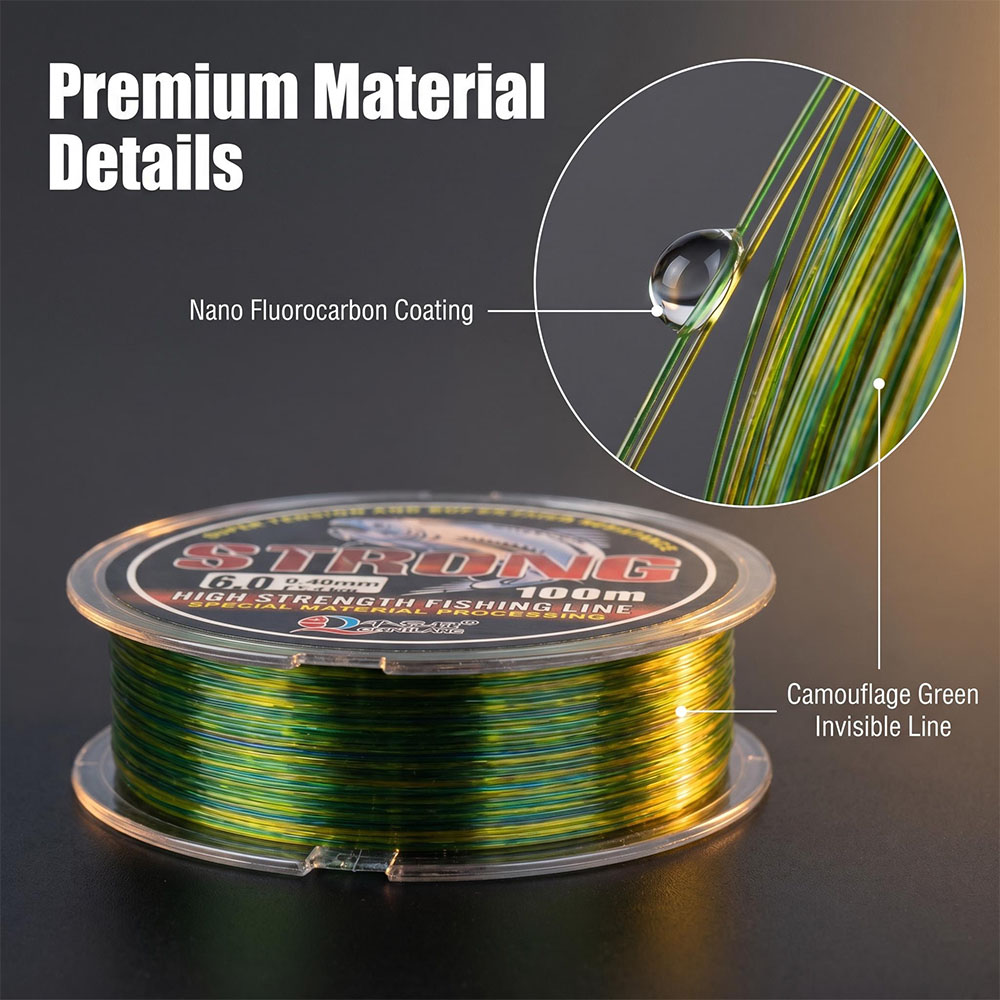 Senar Monofilamen Fluorocarbon - Freshwater Line ulasan dan harga